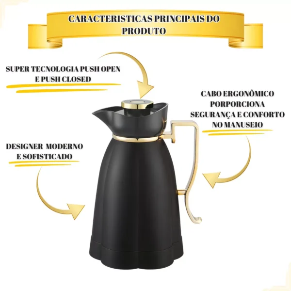 TUUT - GARRAFA TERMICA KHADIJA PRETA 1L - Image 2